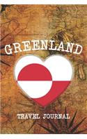 Greenland: 6x9 Travel planner I Road trip planner I Dot grid journal I Travel notebook I Travel diary I Pocket journal I Gift for Backpacker