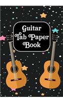 Guitar Tab Paper Book