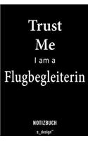 Notizbuch für Flugbegleiter / Flugbegleiterin
