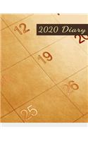 2020 Diary: Your Daily and Monthly Personal Planner, Diary, Organizer for the year 2020