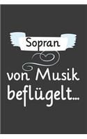 Sopran von Musik beflügelt
