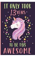 It Only Took 13 Years To Be This Awesome Unicorn Journal