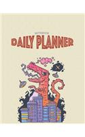 Daily planner notebook: Daily planner Notebook with Cute Cartoon cover Extra large (8.5 x 11) inches, 110 pages, Daily planner notebook(3 Planner Book)