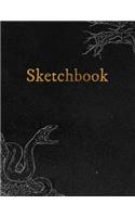 Sketchbook: Personalized Artist Sketchbook, Notebook: Blank Paper for Drawing, Creative Doodling or Sketching