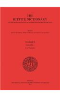 Hittite Dictionary of the Oriental Institute of the University of Chicago. Volume S, Fascicle 3
