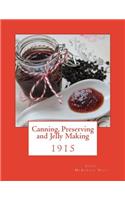 Canning, Preserving and Jelly Making