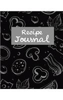 Recipe Journal: (Recipe Journal Vol. 19) Glossy And Soft Cover, (Size 8" x 10") Blank Cookbook To Write In, Paperback (Blank Cookbooks and Recipe Books), 100 Spacio