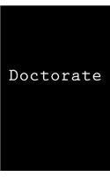 Doctorate