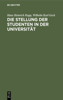 Die Stellung Der Studenten in Der Universität