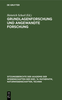 Grundlagenforschung Und Angewandte Forschung
