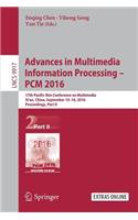 Advances in Multimedia Information Processing - PCM  2016