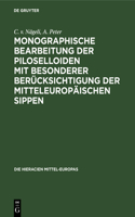 Monographische Bearbeitung Der Piloselloiden Mit Besonderer Berücksichtigung Der Mitteleuropäischen Sippen