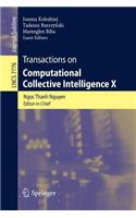 Transactions on Computational Collective Intelligence X