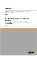 Das Marketingkonzept - Grundsätze der Erstellung