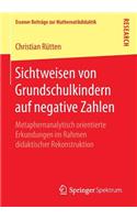 Sichtweisen Von Grundschulkindern Auf Negative Zahlen