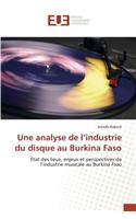 analyse de l'industrie du disque au Burkina Faso