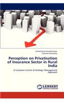 Perception on Privatisation of Insurance Sector in Rural India