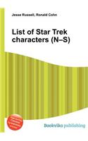 List of Star Trek Characters (N-S)