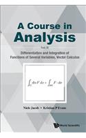 Course in Analysis, a - Vol. II: Differentiation and Integration of Functions of Several Variables, Vector Calculus