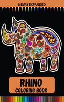 Rhino Coloring Book (New & Expanded): An Adult Coloring Book