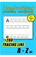 Handwriting practice workbook