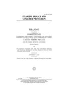 Financial privacy and consumer protection