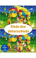 Finde den Unterschiede Für Kinder von 3-9 Jahren