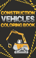 Construction Vehicles Coloring Book