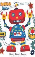 Space Robo Coloring Book