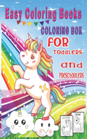 Easy Coloring Books for Toddlers and Preschoolers: The Magical Unicorn Activity Book for Kids To Develop Gratitude and Mindfulness