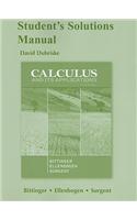 Student Solutions Manual for Calculus and Its Applications