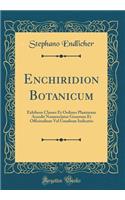 Enchiridion Botanicum: Exhibens Classes Et Ordines Plantarum Accedit Nomenclator Generum Et Officinalium Vel Usualium Indicatio (Classic Reprint)