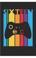 Gaming Notebook for 16 Year Old Boys and Girls - Colorful Gaming Journal - 16th Birthday Gift for Gamer Diary
