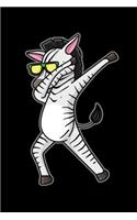 Dabbing Zebra: 120 Pages I 6x9 I Dot Grid I Funny Exotic Stripes Wildlife Gifts