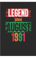 Legend Since August 1991