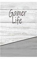 Gamer Life: Personalized Rustic Isometric Dot Notebook 120 Pages 6x9