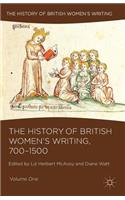 History of British Women's Writing, 700-1500