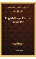 English Essays From A French Pen