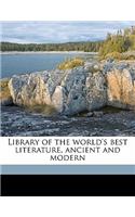 Library of the World's Best Literature, Ancient and Modern