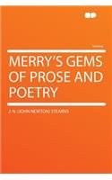 Merry's Gems of Prose and Poetry