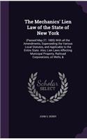 Mechanics' Lien Law of the State of New York
