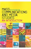 Mass Communications and Media Studies