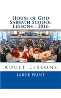 House of God Sabbath School Lessons LP - 2016