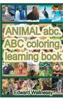 Animal ABC. ABC Coloring, Learning Book