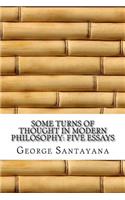 Some Turns of Thought in Modern Philosophy: (English)