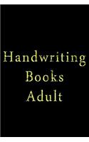 Handwriting Books Adult