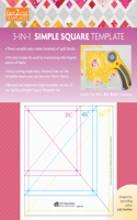 Fast2cut 3-In-1 Simple Square Template