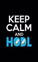 Stellar Lumens (XLM) Keep Calm and Hodl Stellar: Lined Journal, Diary, Notebook, 6x9 inches with 120 Pages