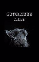 Notorious C.A.T: Personalized Name Journal Notebook for Cat and Unicorn Lovers - (Wide Ruled Notebook, 100 Pages, 6x9 inches)