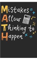 Notebook: Math Teacher 6x9 Dot Grid 120 Pages